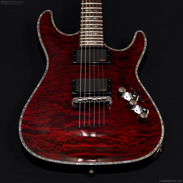 画像3: Schecter　Diamond Series Hellraiser C-1 [Black Cherry] (3)