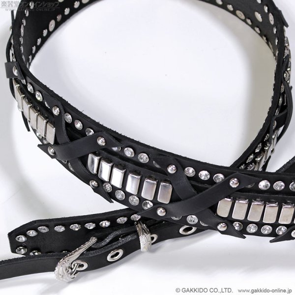 画像2: 肩紐屋 猫屋半兵衛　KRSX ギターストラップ (2)