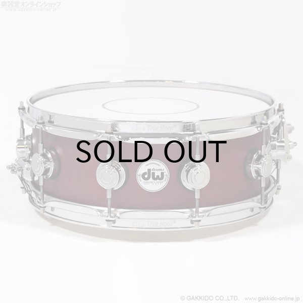 画像1: dw　Collector's Series All-Maple 14”x5.5”スネアドラム [Satin Cherry] [中古品] (1)