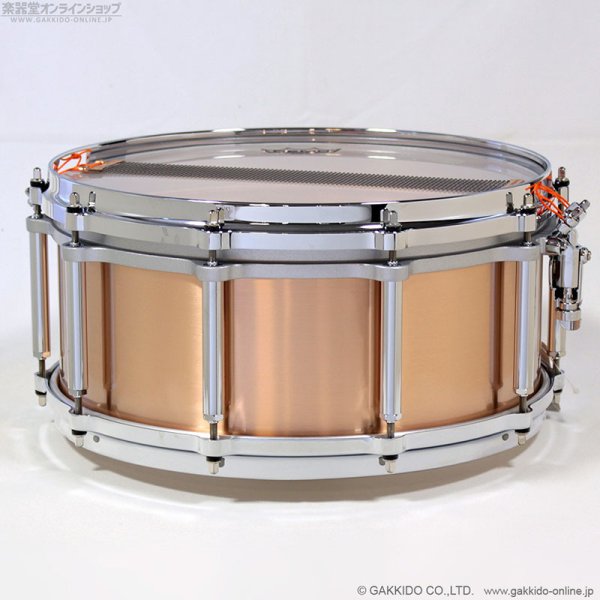 画像2: Pearl FTPB1465 Free Floating Phosphor Bronze 14”x6.5” スネアドラム (2)