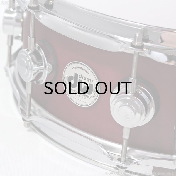 画像6: dw　Collector's Series All-Maple 14”x5.5”スネアドラム [Satin Cherry] [中古品] (6)