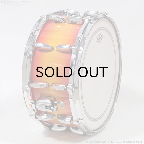 画像3: Pearl　MR-5314D Classic Maple 14”x6.5” スネアドラム [Cherry Sunburst Lacquer] [中古品] (3)