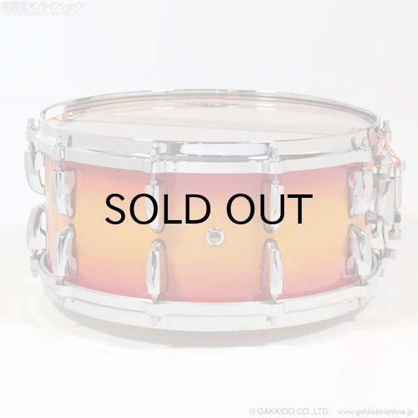 画像2: Pearl　MR-5314D Classic Maple 14”x6.5” スネアドラム [Cherry Sunburst Lacquer] [中古品] (2)