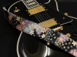 画像2: Harmonics J　西陣織ギターストラップ [ぼかし桜 濃紺色] 5cm (2)