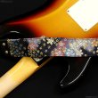 画像12: Harmonics J　西陣織ギターストラップ [ぼかし桜 濃紺色] 5cm (12)