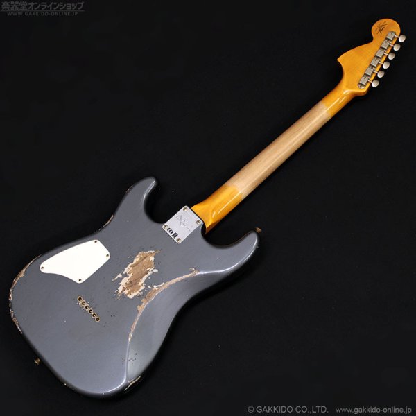 画像18: Fender Custom Shop　Limited Edition Strat SH Heavy Relic [Aged Charcoal Frost Metallic] (18)