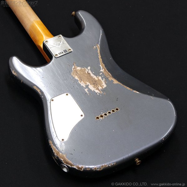画像15: Fender Custom Shop　Limited Edition Strat SH Heavy Relic [Aged Charcoal Frost Metallic] (15)