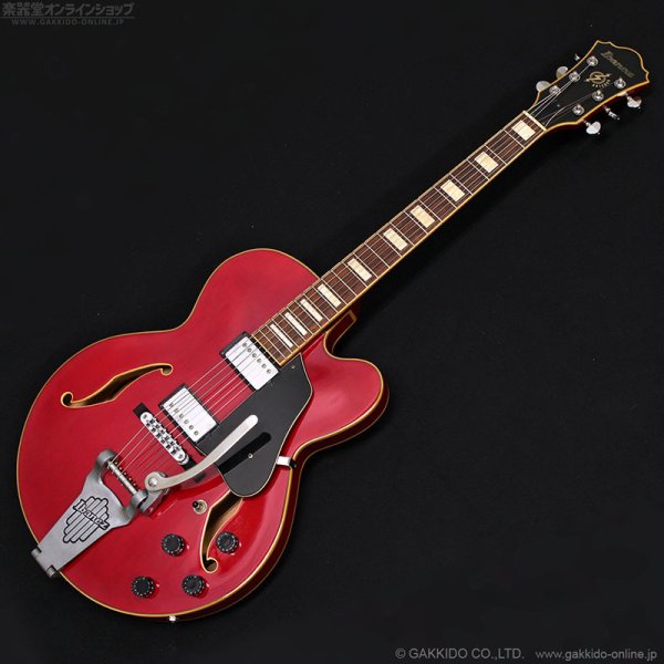 画像1: Ibanez　2002 AFS75T TRD [Transparent Red] [中古品] (1)