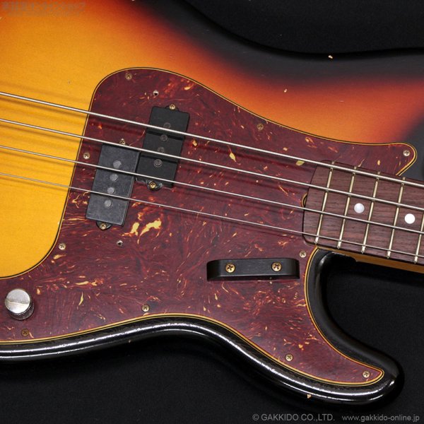 画像10: Fender Custom Shop　1966 Precision Bass Journeyman Relic [Faded Bleached 3-Tone Sunburst] (10)
