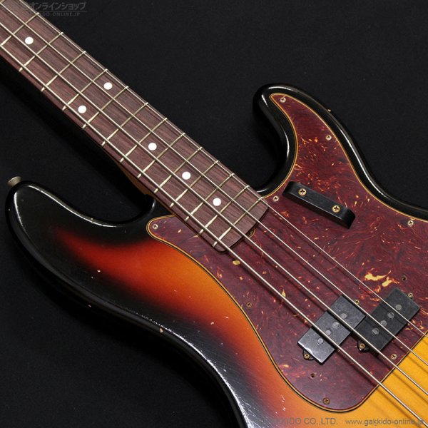 画像9: Fender Custom Shop　1966 Precision Bass Journeyman Relic [Faded Bleached 3-Tone Sunburst] (9)