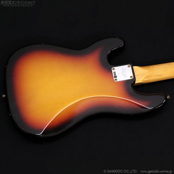 画像18: Fender Custom Shop　1966 Precision Bass Journeyman Relic [Faded Bleached 3-Tone Sunburst] (18)