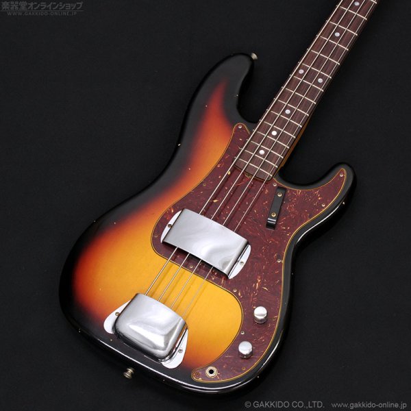 画像3: Fender Custom Shop　1966 Precision Bass Journeyman Relic [Faded Bleached 3-Tone Sunburst] (3)
