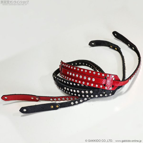 画像2: 肩紐屋 猫屋半兵衛 Zaurus Series ギターストラップ (2)