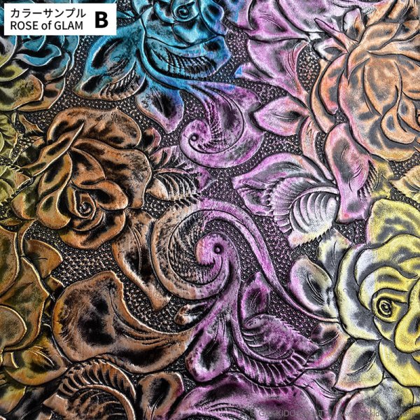 画像9: 肩紐屋 猫屋半兵衛 ROSE of GLAM ギターストラップ (9)