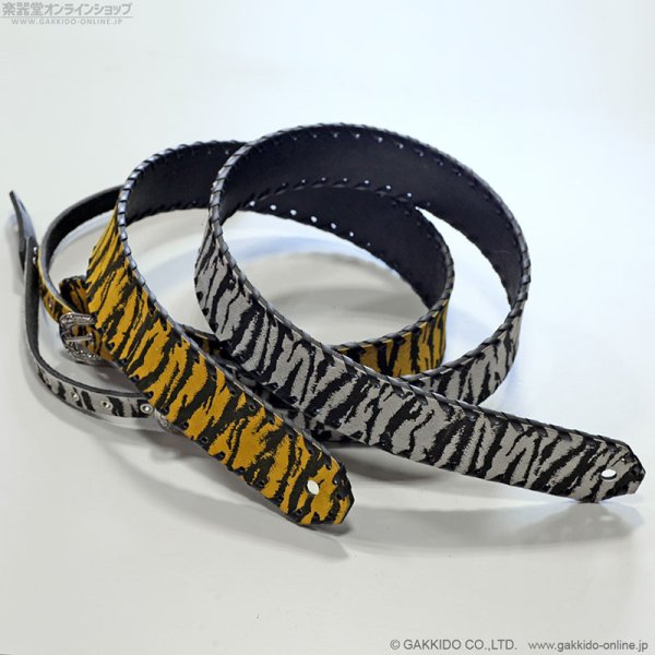 画像1: 肩紐屋 猫屋半兵衛 80's ROCK ギターストラップ (1)