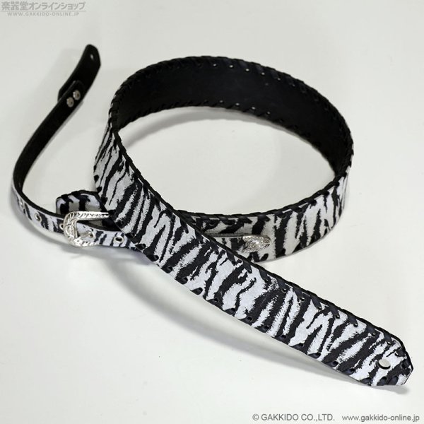 画像2: 肩紐屋 猫屋半兵衛 80's ROCK ギターストラップ (2)