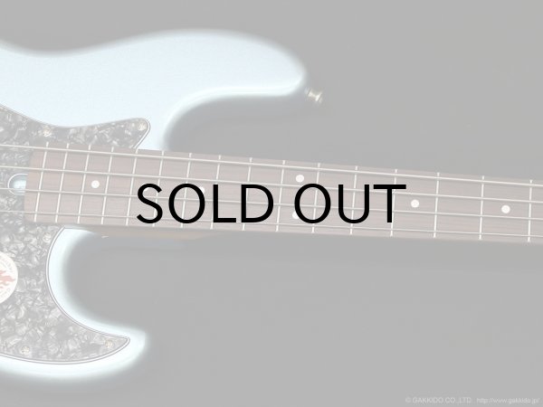 画像4: Bacchus　BJB-1-RSM [Ice Blue Metallic, Black Pearl Pickguard] (4)