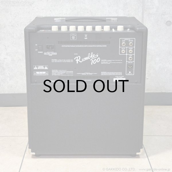 画像3: Fender　2021 Rumble 100 ベースアンプ コンボ [中古品] (3)