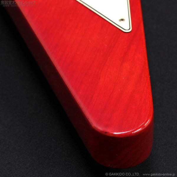 画像9: Gibson Custom Shop　2001 1967 Flying V Korina w/Vibrola [Cherry] [中古品] (9)