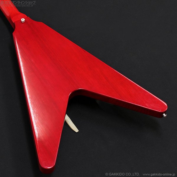 画像18: Gibson Custom Shop　2001 1967 Flying V Korina w/Vibrola [Cherry] [中古品] (18)