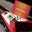 画像25: Gibson Custom Shop　2001 1967 Flying V Korina w/Vibrola [Cherry] [中古品] (25)