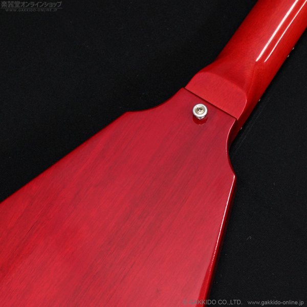 画像16: Gibson Custom Shop　2001 1967 Flying V Korina w/Vibrola [Cherry] [中古品] (16)