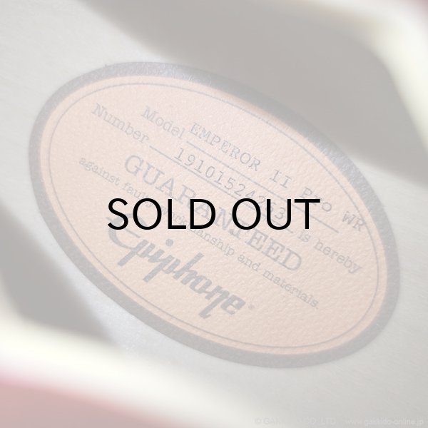 画像17: Epiphone　2019 Joe Pass Emperor II Pro WR [Wine Red] [中古品] (17)