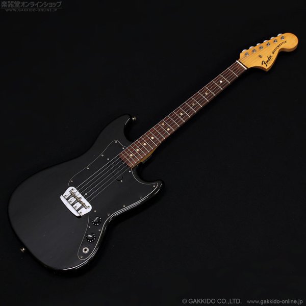 画像1: Fender　1977 Musicmaster [Black] [ヴィンテージ品] (1)