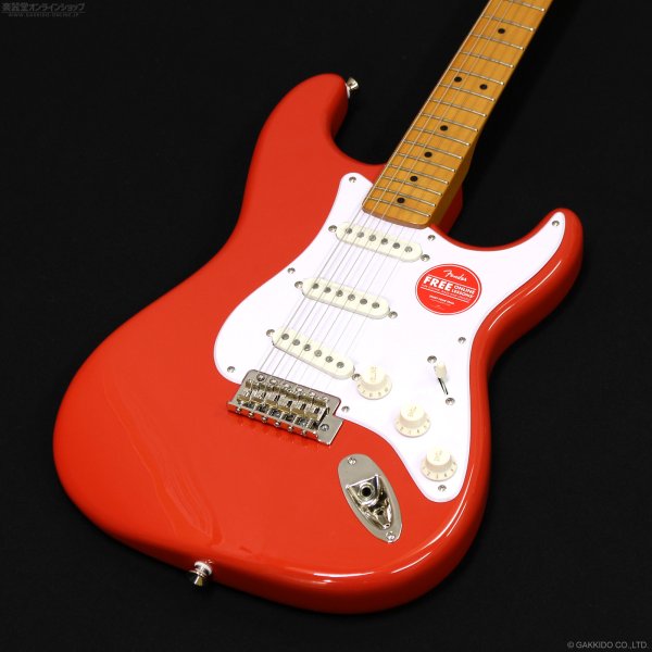 画像2: Squier　Classic Vibe 50s Stratocaster [Fiesta Red] (2)