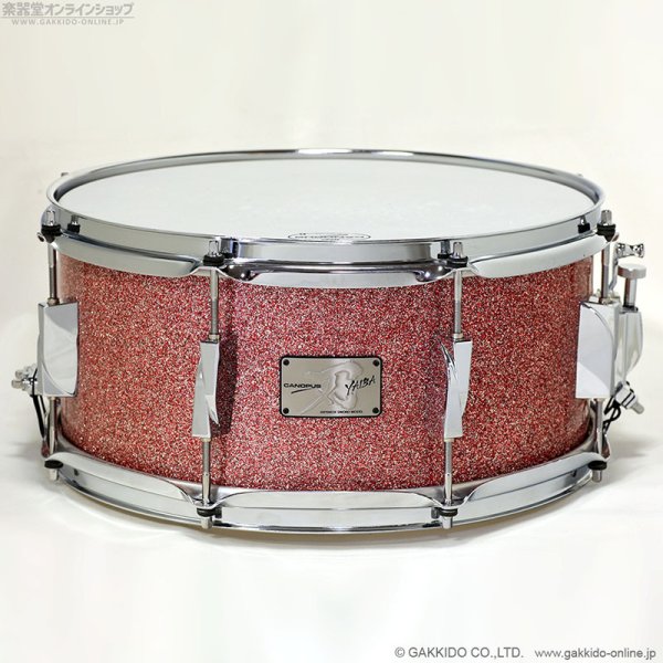 画像1: CANOPUS　JSB-1465-RSS-LQ 14”x6.5” YAIBAII Birch Snare Drum [Rose Sparkle LQ] (1)