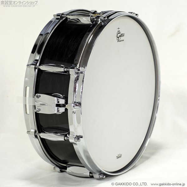 画像3: Gretsch　GRGL0514S8CLXT-EB 14”x5” Ridgeland Snare Drum [Ebony Gloss] [アウトレット特価品] (3)