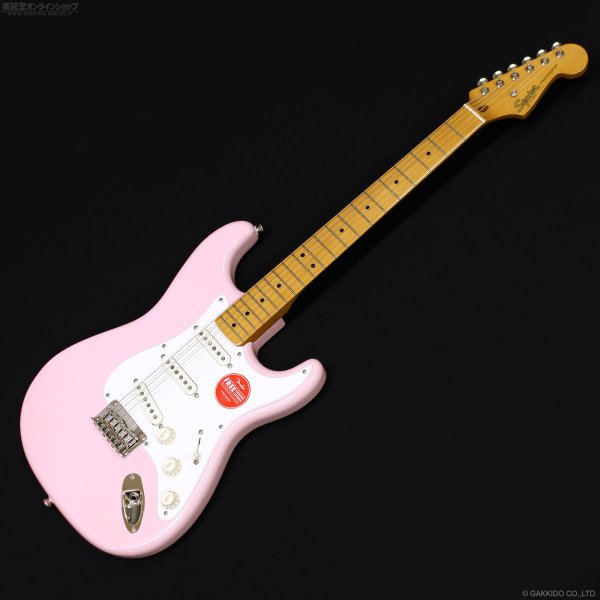 画像1: Squier　Classic Vibe '50s Stratocaster HT [Shell Pink] (1)