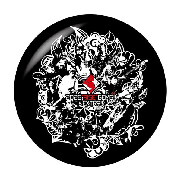 画像2: 2026“RISE”GEMS!!&EXTRA!!　缶バッジ2個セット (2)