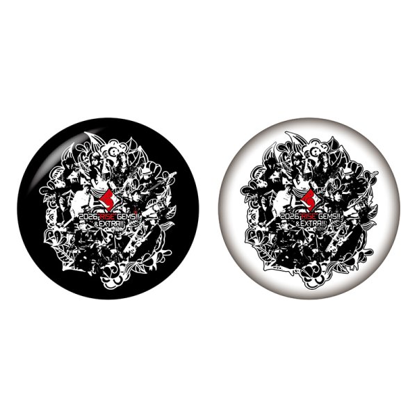 画像1: 2026“RISE”GEMS!!&EXTRA!!　缶バッジ2個セット (1)