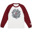 画像2: 2026“RISE”GEMS!!&EXTRA!!　ラグランTシャツ [バーガンディー] (2)