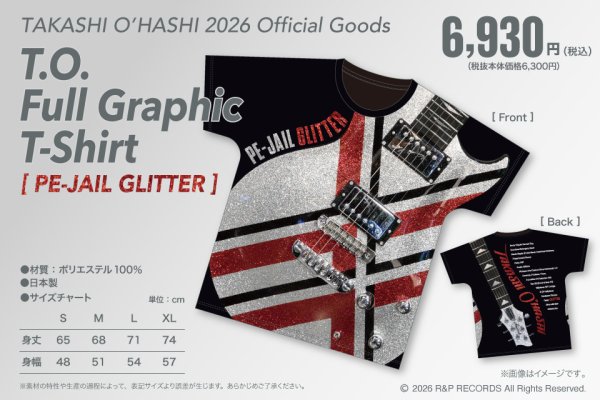 画像3: T.O. Full Graphic T-Shirt [PE-JAIL GLITTER] (3)