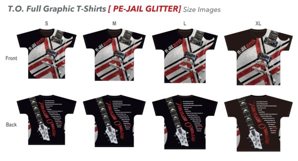 画像4: T.O. Full Graphic T-Shirt [PE-JAIL GLITTER] (4)