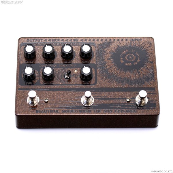 画像3: Beautiful Noise Effects　WHEN THE SUN EXPLODES リバーブ・ディストーション [Burnt Umber Metallic Brown] 直輸入品 (3)