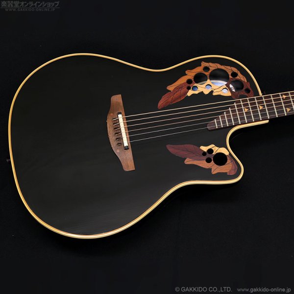 画像2: Ovation　1988 1868-5 Elite Super Shallow Cutaway [Black] [中古品] (2)
