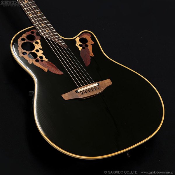 画像4: Ovation　1988 1868-5 Elite Super Shallow Cutaway [Black] [中古品] (4)