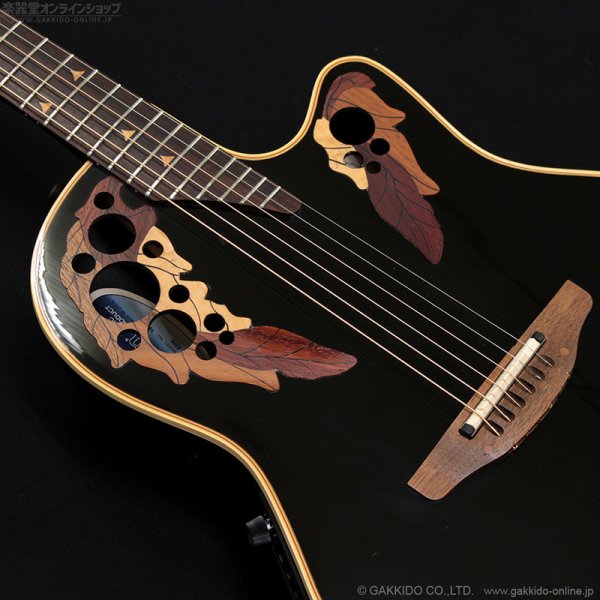 画像5: Ovation　1988 1868-5 Elite Super Shallow Cutaway [Black] [中古品] (5)