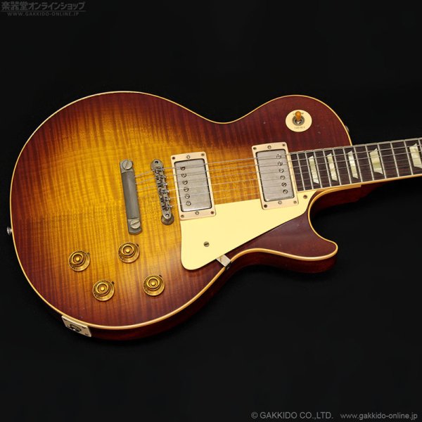 画像2: Gibson Custom Shop　1959 Les Paul Standard Reissue Light Aged [Cherry Tea Burst] (2)