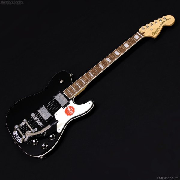 画像1: Squier　Paranormal Troublemaker Telecaster Deluxe Bigsby [Blk] (1)