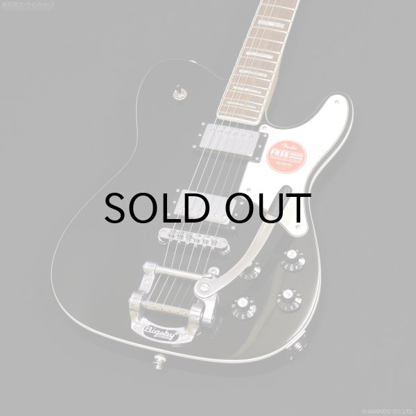 画像2: Squier　Paranormal Troublemaker Telecaster Deluxe Bigsby [Blk] (2)