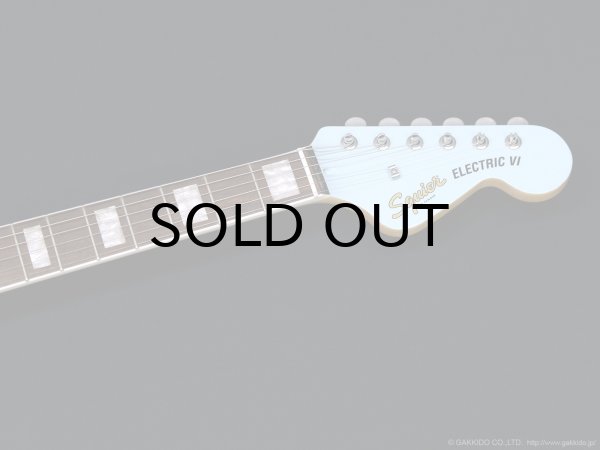 画像5: Squier　Paranormal Electric VI [Daphne Blue] (5)