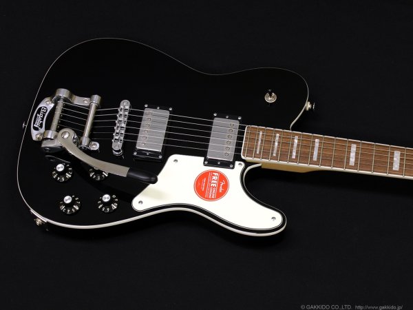 画像3: Squier　Paranormal Troublemaker Telecaster Deluxe Bigsby [Blk] (3)