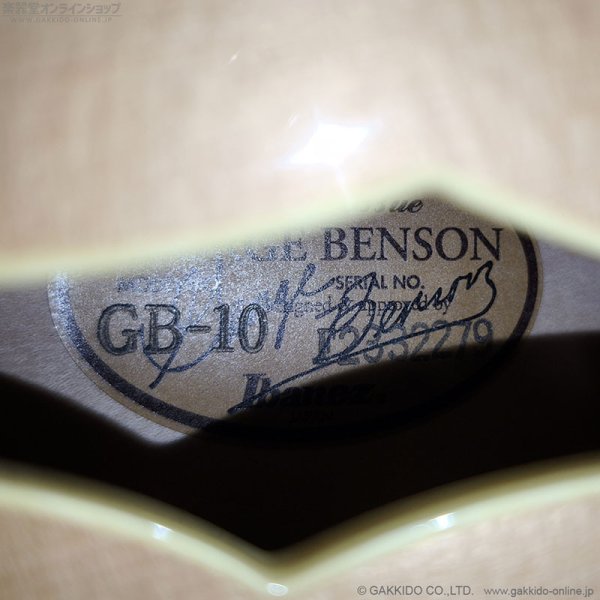 画像17: Ibanez　2023 GB10 NT George Benson Signature Model [Natural] [中古品] (17)