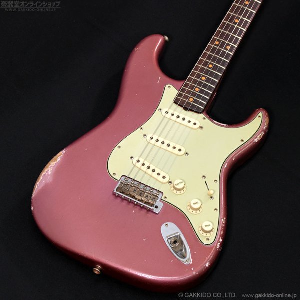画像3: Fender Custom Shop　Master Built Apprentice 1963 Stratocaster Relic by George Ruiz [Burgundy Mist Metallic] (3)