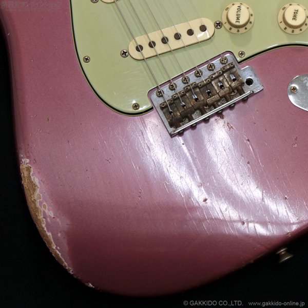 画像6: Fender Custom Shop　Master Built Apprentice 1963 Stratocaster Relic by George Ruiz [Burgundy Mist Metallic] (6)