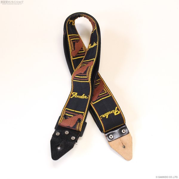 画像2: Fender Monogram Strap ストラップ [ヴィンテージ美品] (2)